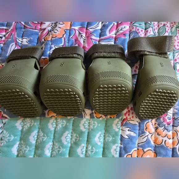 Green Dog Paw Protectors - Picture 5 of 5